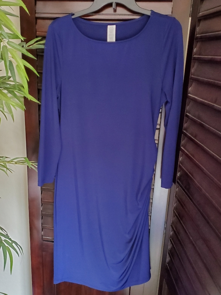 🌷Royal blue dress with shirred side